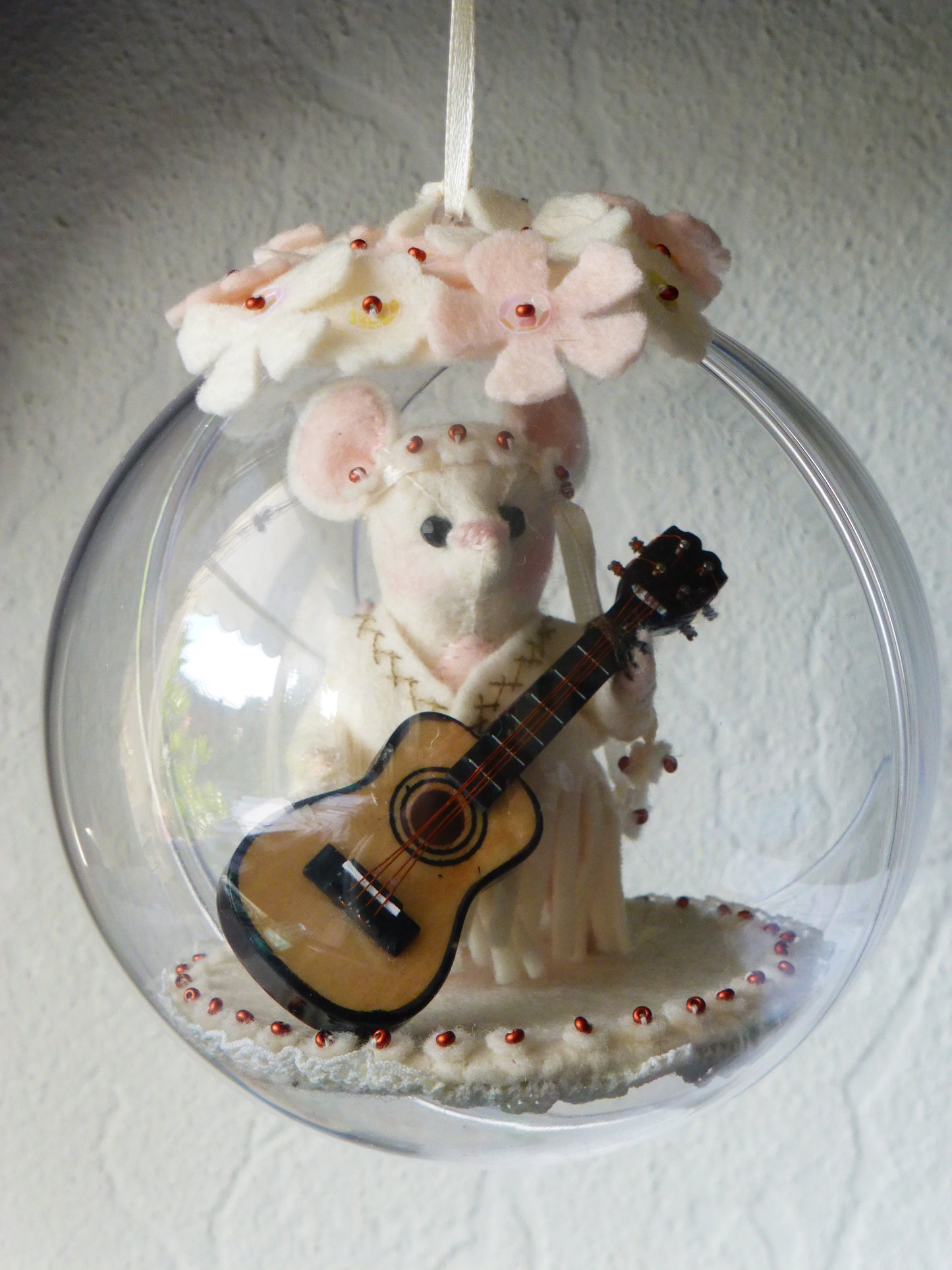Nostalgische bol Flower Power (patroon)