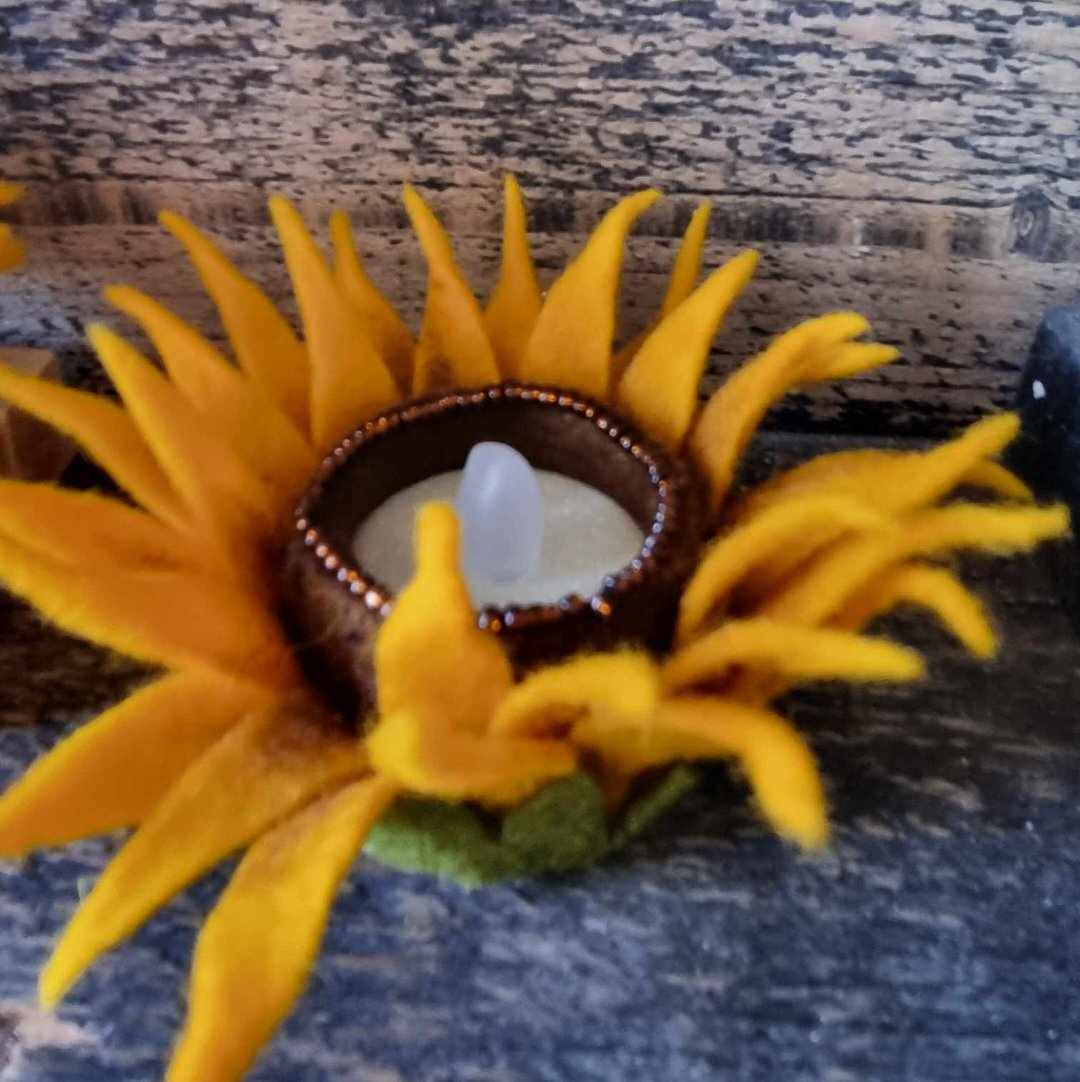waxine lichtje Zonnebloem