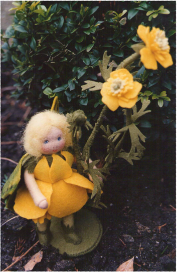 Bloemenkindje Boterbloem (digitaal patroon)