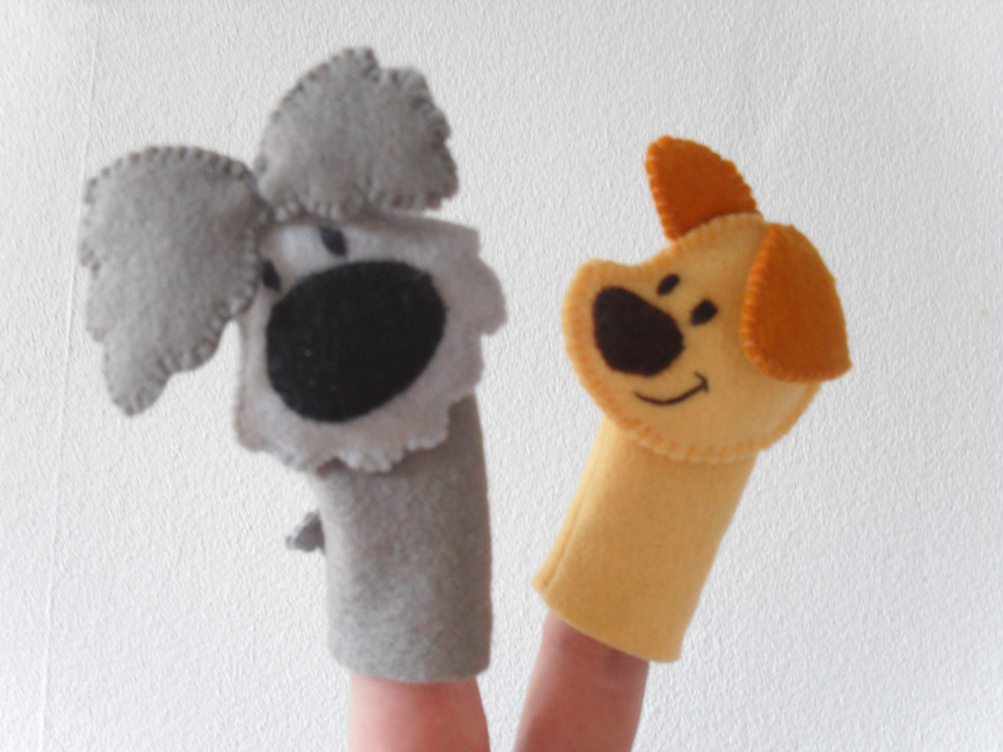 Vingerpopjes Woezel en Pip