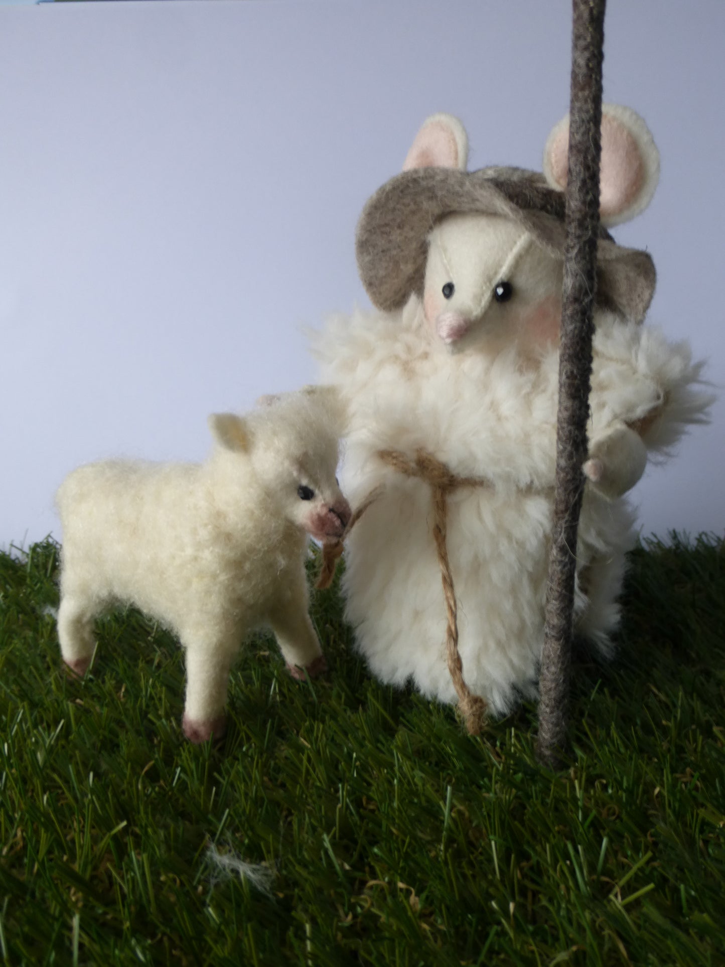 Herder met schaap patroon