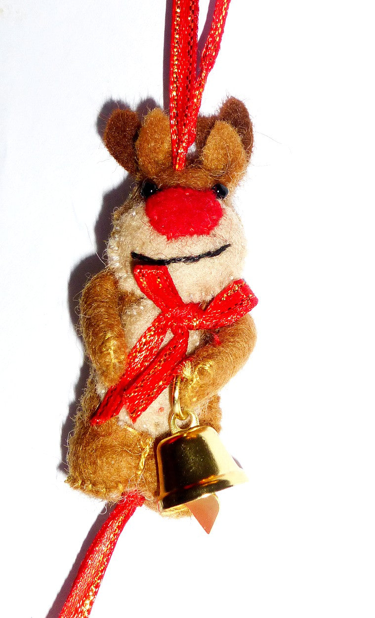 Gelukspoppetje Rudolf het rendier (patroon)