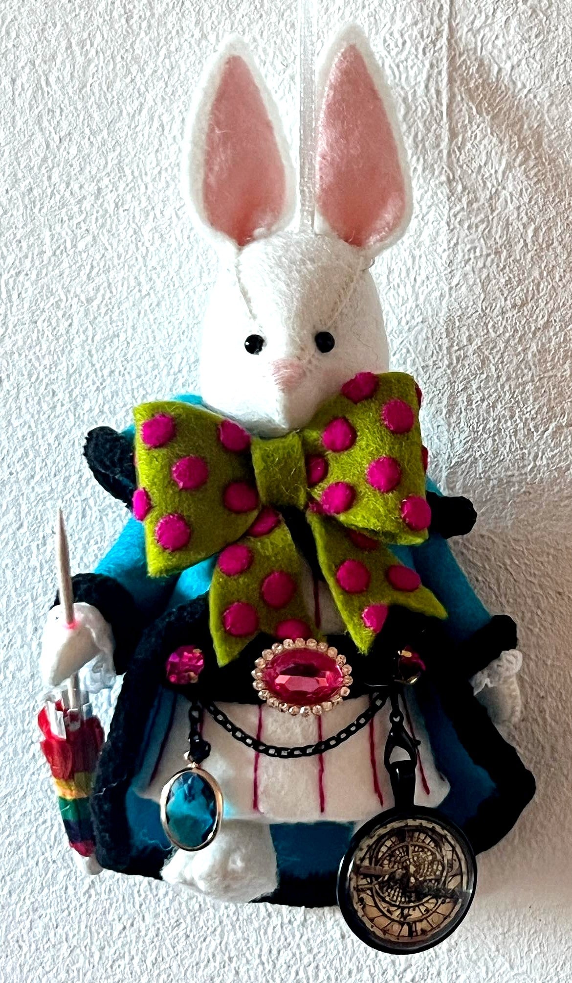 Traditionele wit konijn