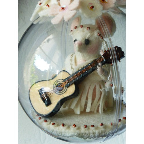 Nostalgische bol "Flower Power" EXCLUSIEF (grote bol 12 cm)
