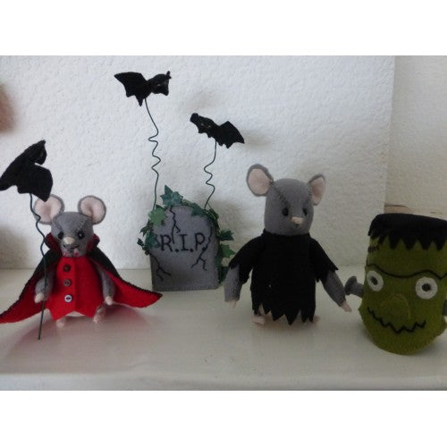 Halloween muisje "Frankenstein" ( Digitaal patroon)