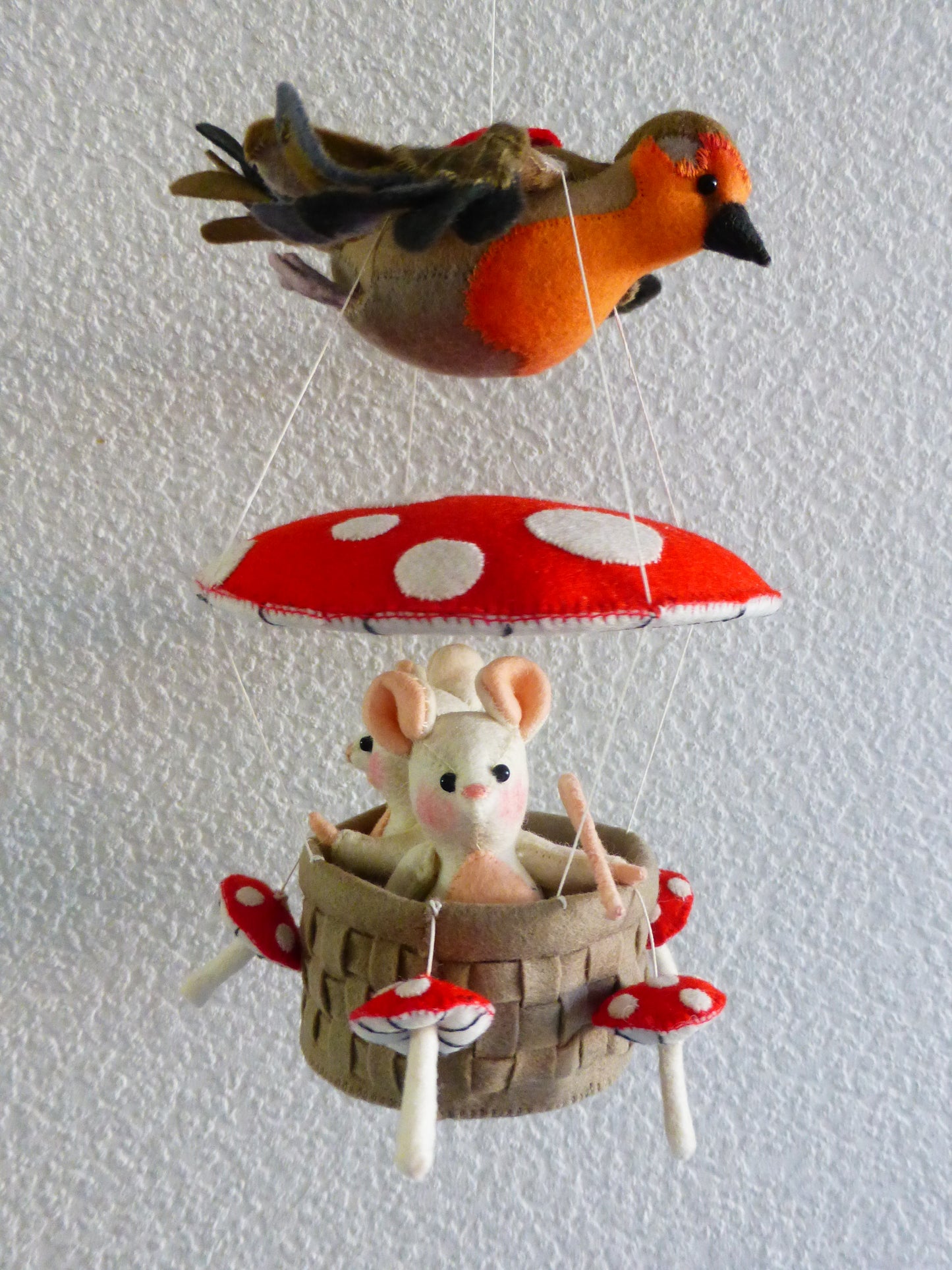 Hoog in de lucht (digitaal patroon)