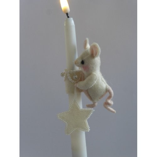 Nostalgische kaarsendrager "Muisje"