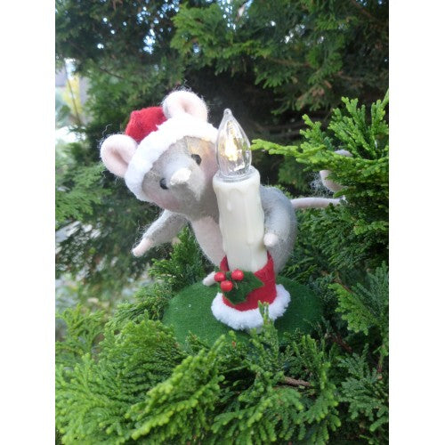 Kaarsje kerst muisje