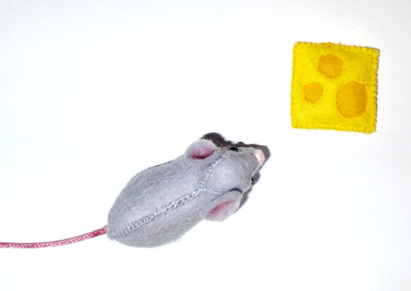 Koelkastmagneten muis en kaas