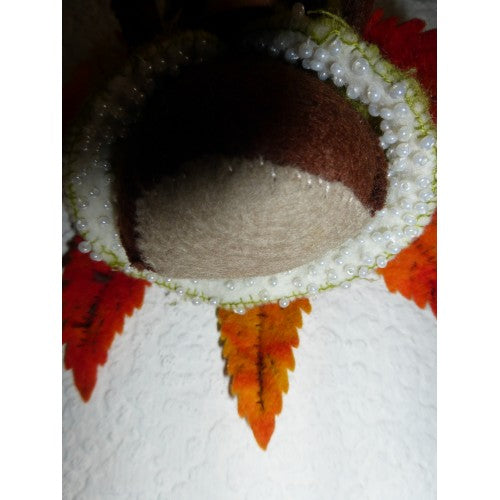 Bloemenhangertje Kastanje