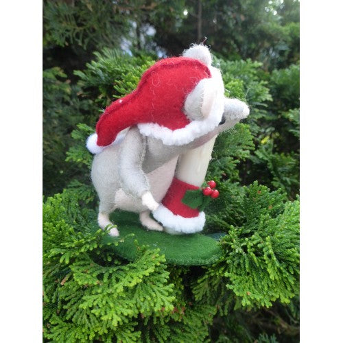 Kaarsje kerst muisje