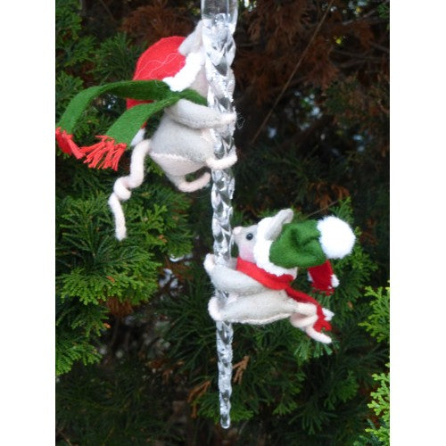 Traditionele kerstmuisjes