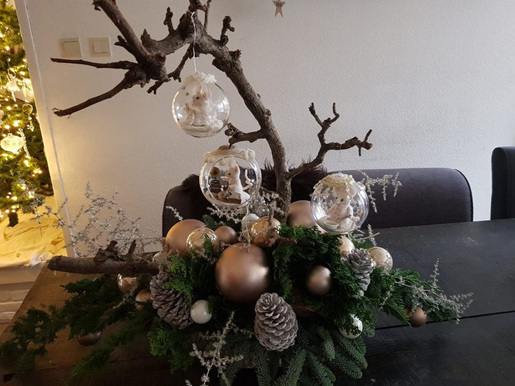Nostalgische kerstbollen patronen