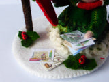 Kerstbol kerst post  (patroon)