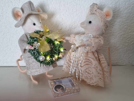 Samen een kerstkrans versieren (Nostalgisch)