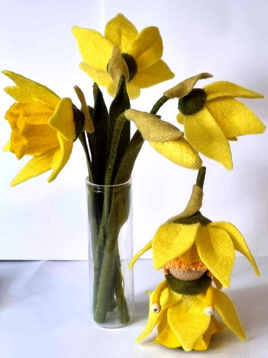 Kegelpopjes "Narcis tafereeltje" maand MAART