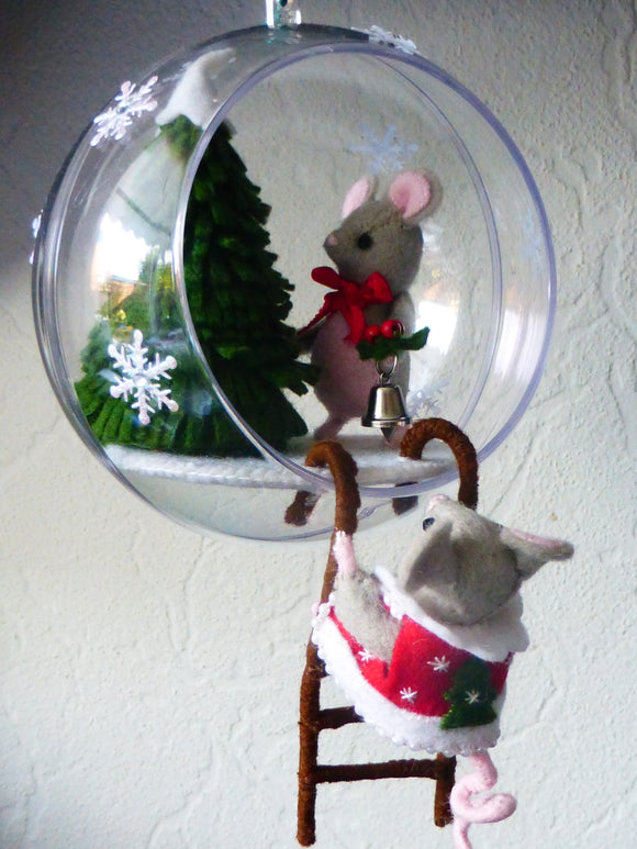 Kerstbol Pelle en Jelle  (patroon)