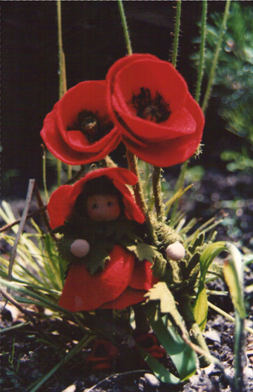 Bloemenkindje Klaproos (digitaal patroon)