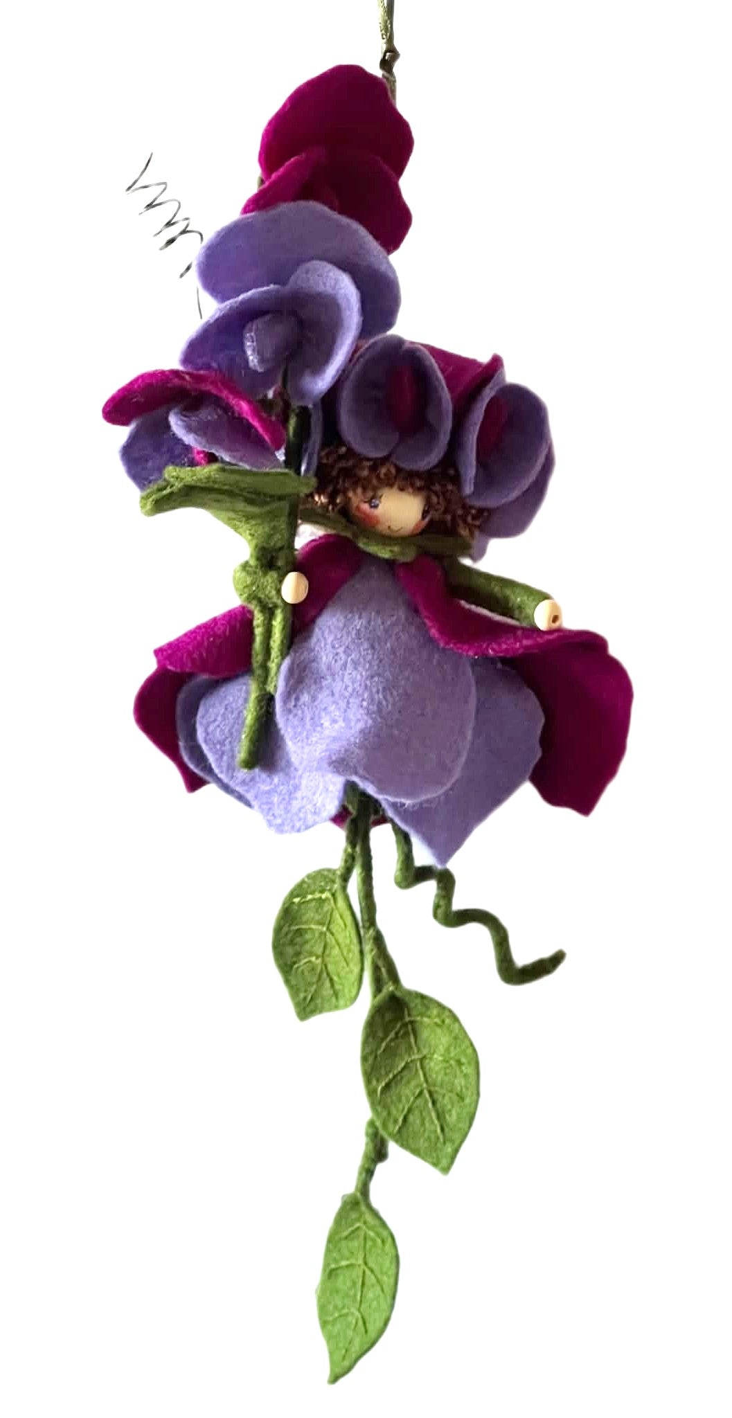 Bloemenhangertje 'Lathyrus cyclaam-lila"