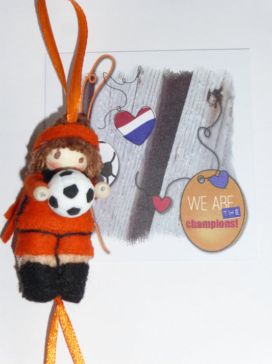 Gelukspoppetje Voetballer (patroon)