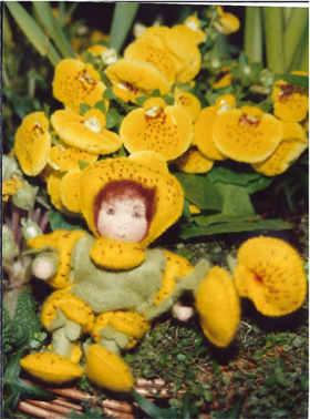 Bloemenkindje Pantoffelplantje (digitaal patroon)