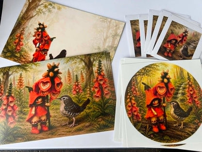 set kaarten Vingerhoedskruid
