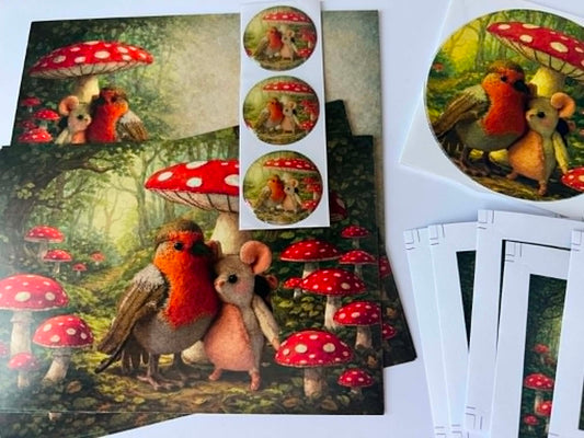 set kaarten schuilen