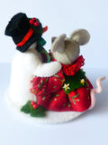 Kerstbol Ik vind jou lief (patroon)