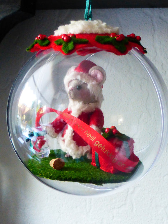 Kerstbol kerst wens  (patroon)