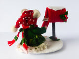 Kerstbol kerst post  (patroon)