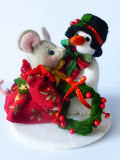 Kerstbol Ik vind jou lief (patroon)