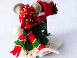 Kerstbol kerst post  (patroon)
