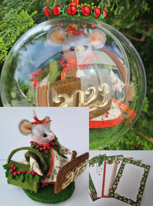 Kerstbol O wat een jaar 2 (patroon)
