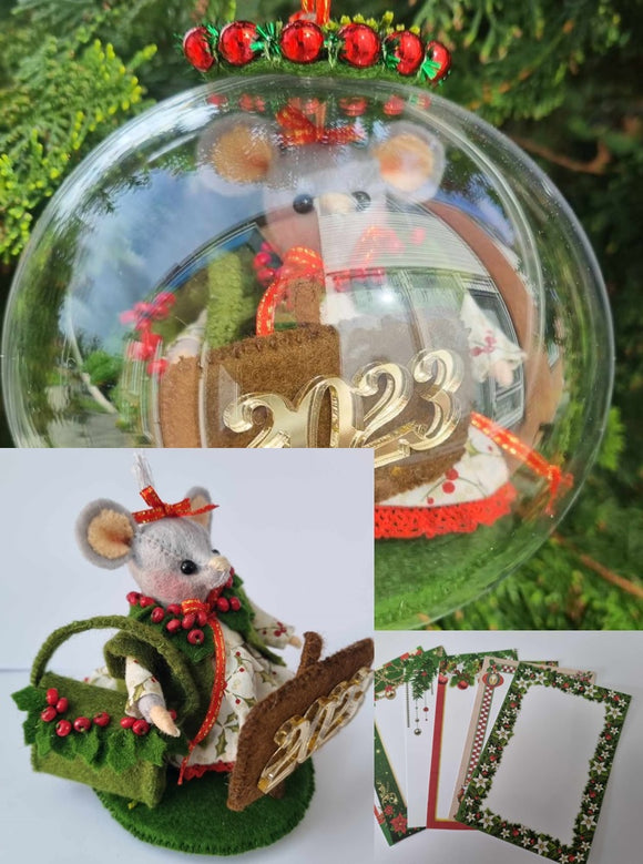 Kerstbol O wat een jaar 2 (patroon)