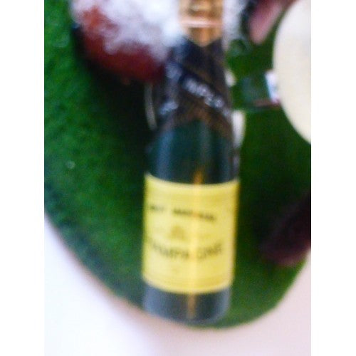 Kerstbol "Proost" (grote bol 12 cm)