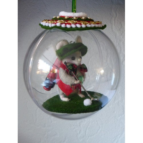 Kerstbol "Golfen"
