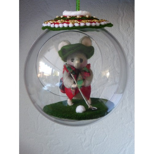 Kerstbol "Golfen"