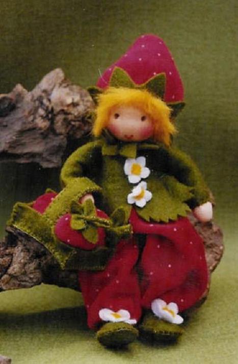 Bloemenkindje Aardbeimannetje