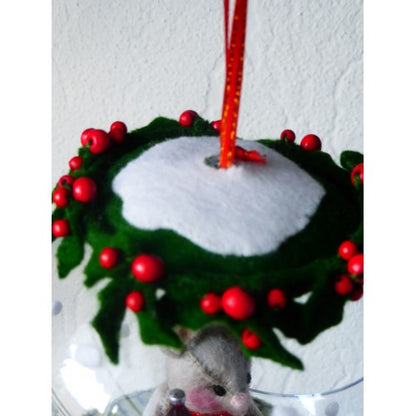 Kerstbol "Coca Cola reclame" (grote bol 12 cm)