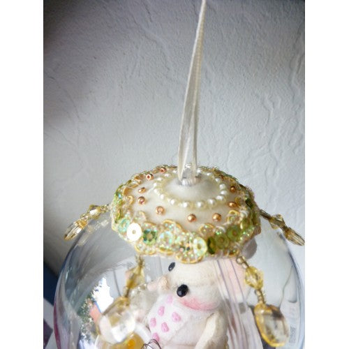 Nostalgische bol "kokkerellen" (midden bol 10 cm)