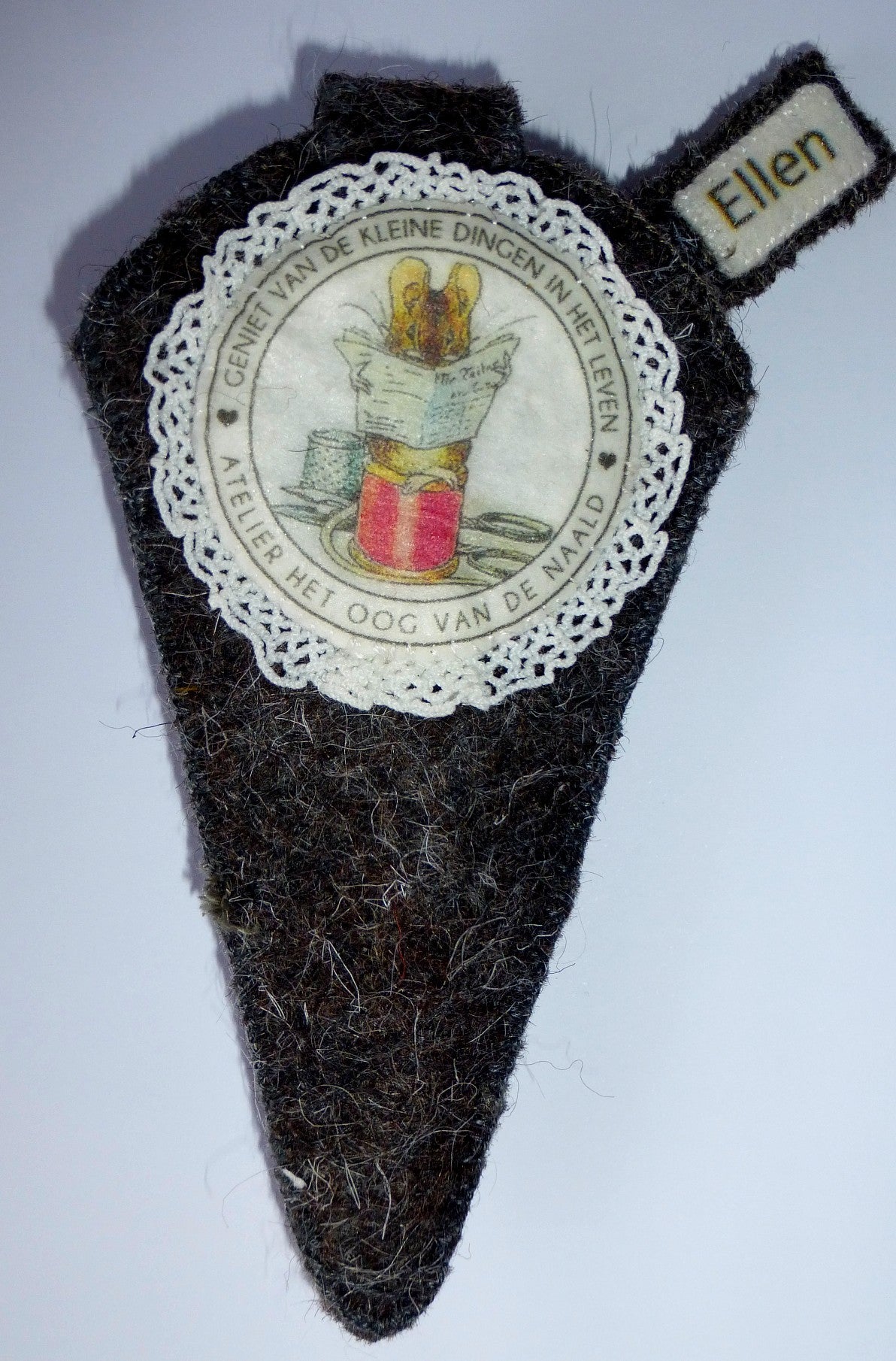 Schaar etui voor schaartje van ongeveer 10 cm