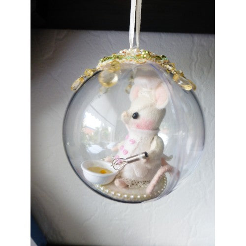 Nostalgische bol "kokkerellen" (midden bol 10 cm)