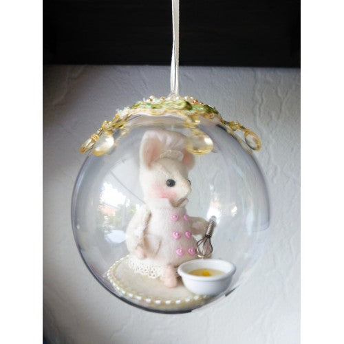 Nostalgische bol "kokkerellen" (midden bol 10 cm)