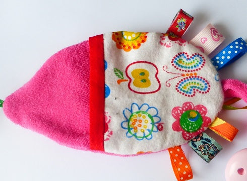 speenclip beestje roze muis