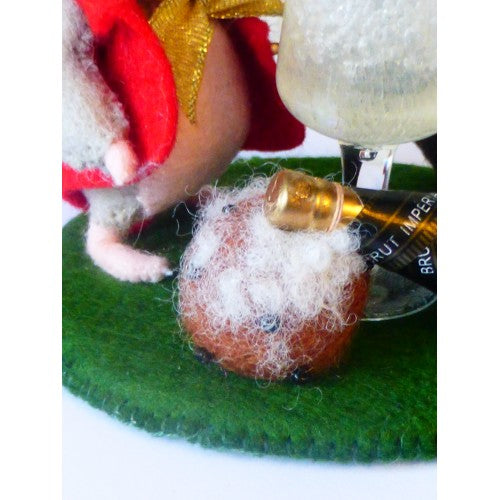 Kerstbol "Proost" (grote bol 12 cm)