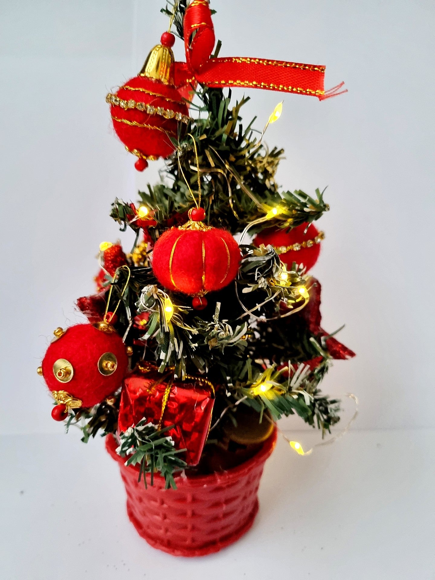 Rode kerstballen