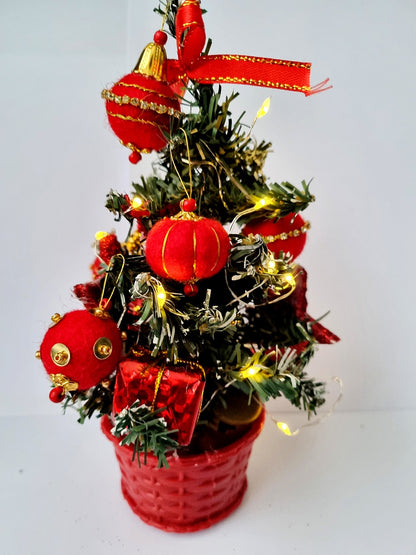 Rode kerstballen