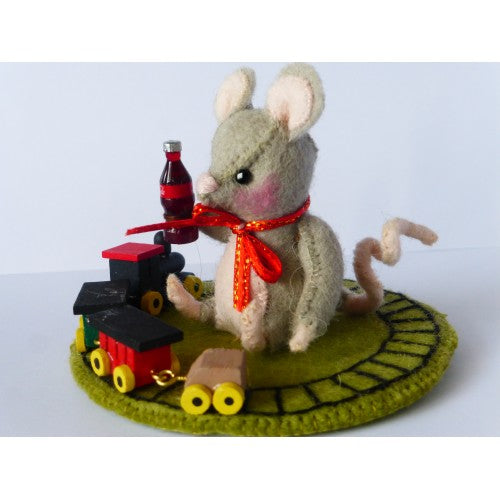 Kerstbol "Coca Cola reclame" (grote bol 12 cm)