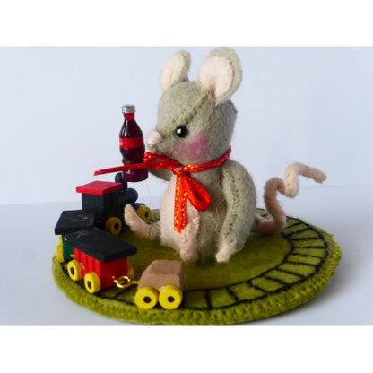 Kerstbol "Coca Cola reclame" (grote bol 12 cm)