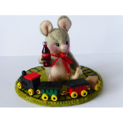 Kerstbol "Coca Cola reclame" (grote bol 12 cm)